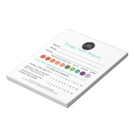 Bloc De Notas Representante de Ventas Chalk Couture Reserva de D