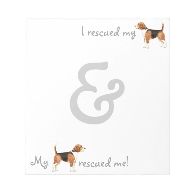 Bloc De Notas Rescue Beagle (Frente)