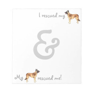 Bloc De Notas Rescue Belga Malinois