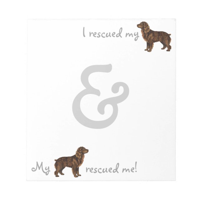Bloc De Notas Rescue Boykin Spaniel (Frente)
