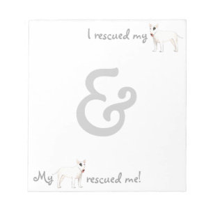 Bloc De Notas Rescue Bull Terrier