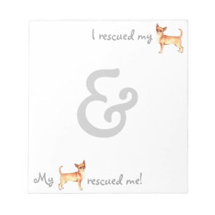 Bloc De Notas Rescue Chihuahua