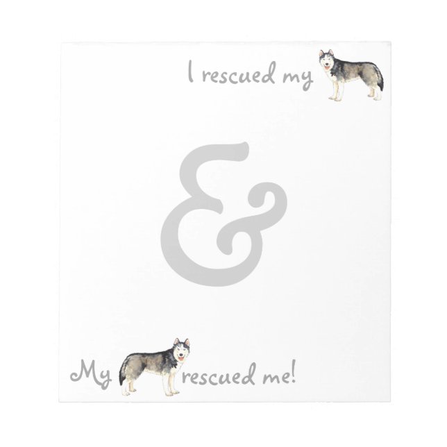Bloc De Notas Rescue Husky (Frente)
