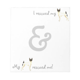 Bloc De Notas Rescue Toy Fox Terrier