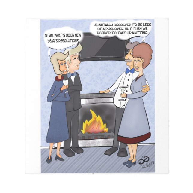 Bloc De Notas Resolución de Año Nuevo (Frente)