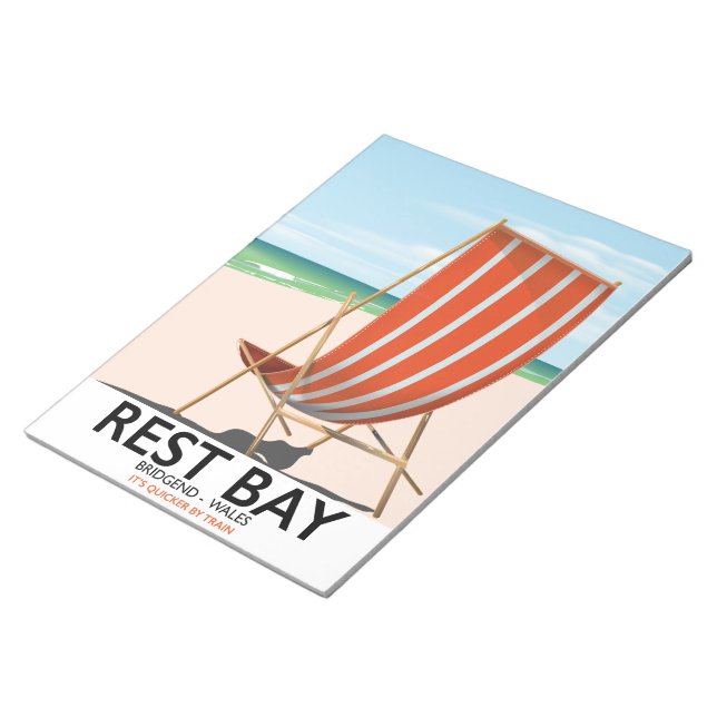 Bloc De Notas Rest Bay Bridge End Wales (Lado Derecho)