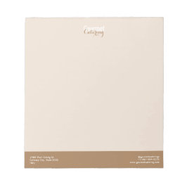 Bloc De Notas Restauración Gourmet