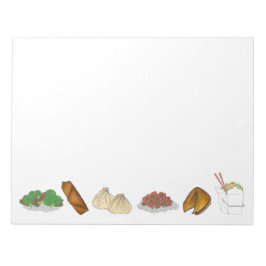 Bloc De Notas Restaurante chino de comida para llevar