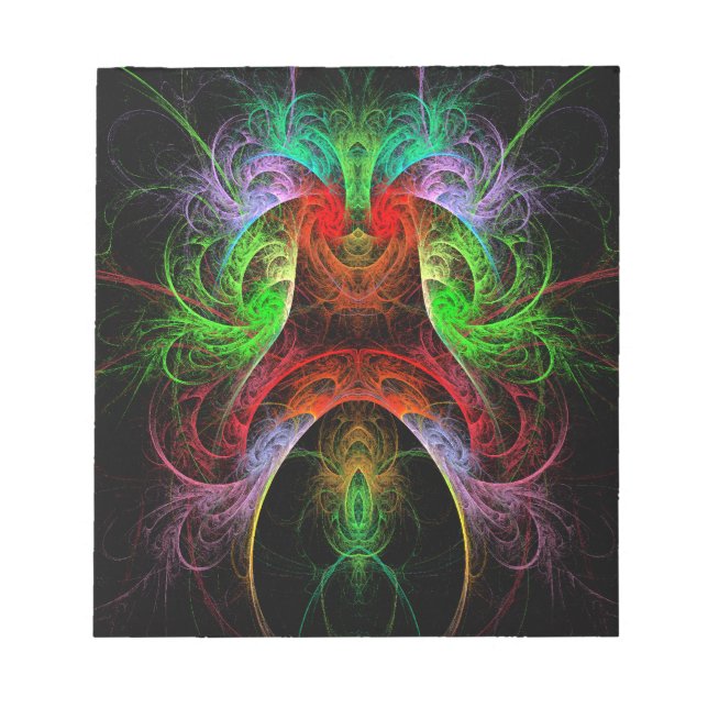 Bloc De Notas Resumen de carnaval Notepad Art (Frente)