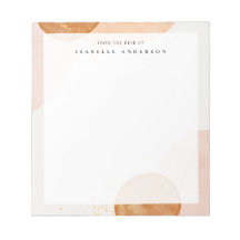 Resumen de formas de acuarela Notepad