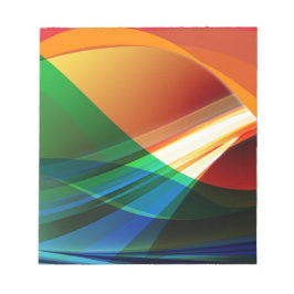 Bloc De Notas Resumen de las olas de color