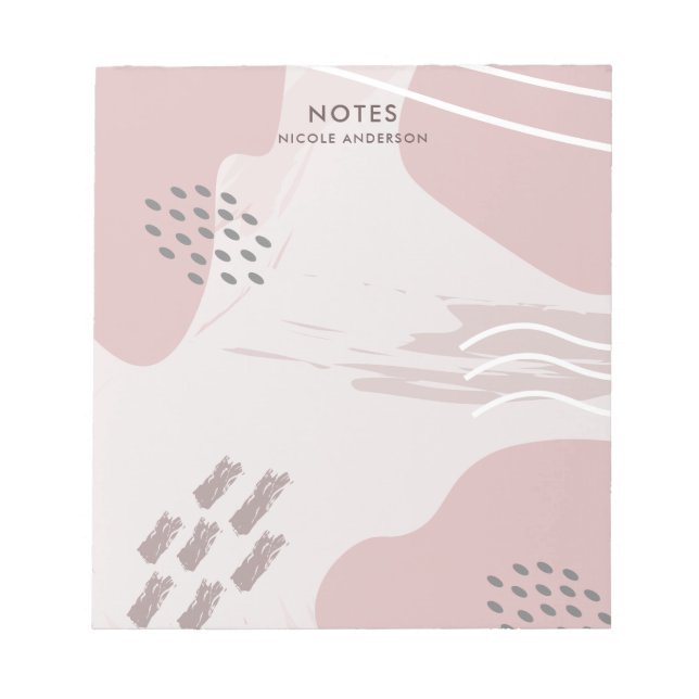 Bloc De Notas Resumen de Pastel (Frente)