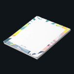 Bloc De Notas Resumen tropical apasionación personal de arte<br><div class="desc">Este diseño personalizado de cuaderno presenta un bonito arte botánico acuarela pintado a mano. Personalizar el texto con tu nombre y úselo para cualquier ocasión o negocio. En mi tienda ByEunMee hay más productos a juego.</div>