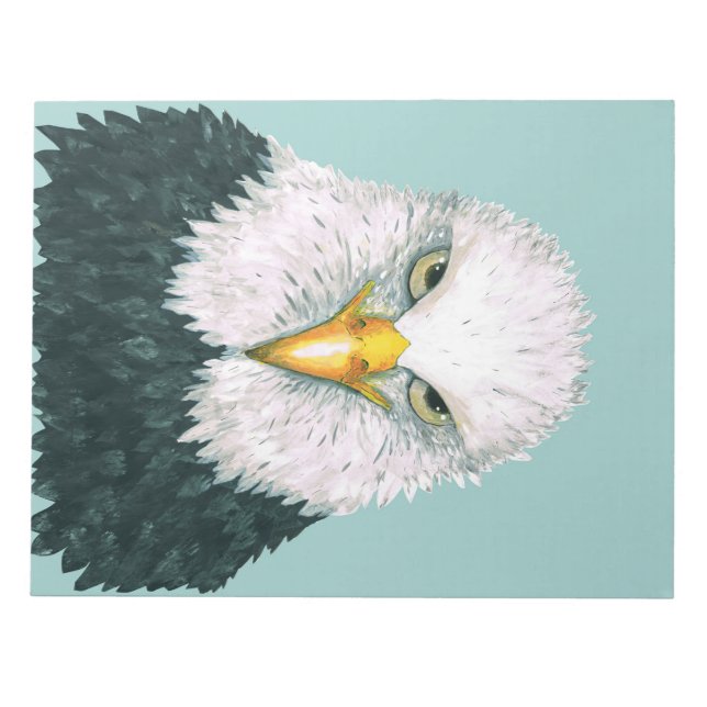 Bloc De Notas Retrato de águila calva (Frente)