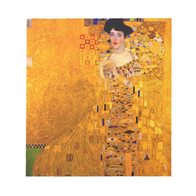 Bloc De Notas Retrato de Gustav Klimt de Adele Bloch Bauer (Frente)