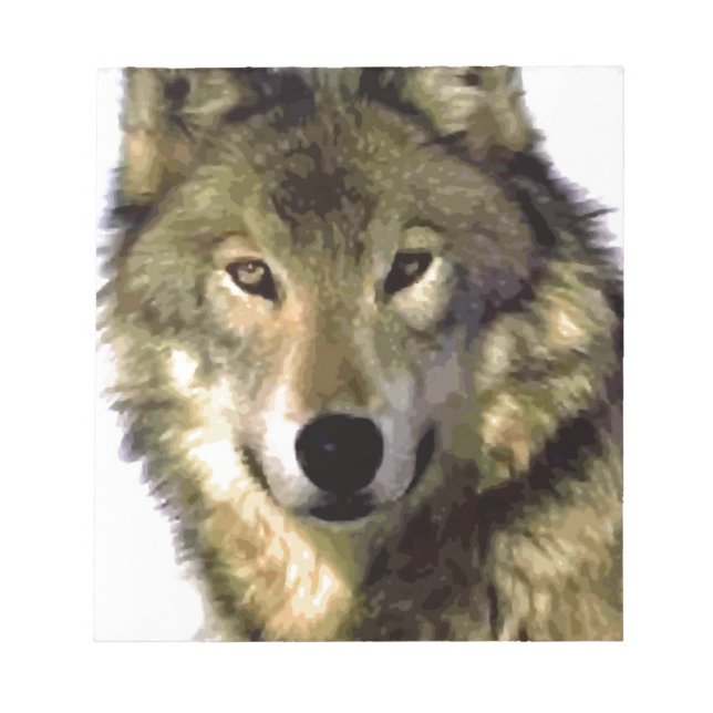 Bloc De Notas Retrato de Lobo (Frente)
