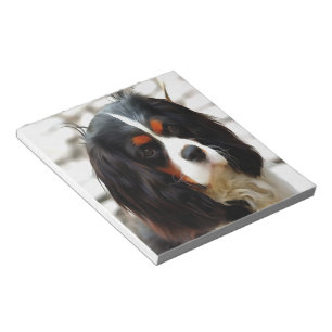 Bloc De Notas Retrato De Un Rey Charles Cavalier Spaniel