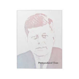 Bloc De Notas Retrato del arte pop de John F. Kennedy