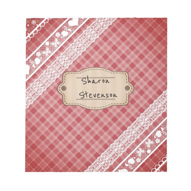 Bloc De Notas Retro de jaulas (Frente)