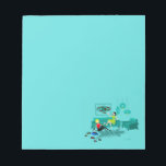 Bloc De Notas Retro Girl's Night In Notepad<br><div class="desc">It looks like it’s going to be a fun time with this kitschy Retro Girls’ Night In Notepad. The 1960’s style, minimalist art design features two women with pink cocktails in a thoroughly mid century modern, aqua and turquoise living room. These ladies certainly know how to relax. The raven haired...</div>