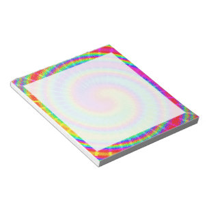 Bloc De Notas Retro Tie Dye Hippie Psicodélico