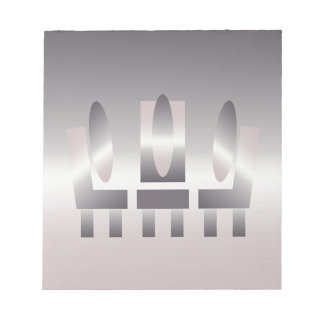 Bloc De Notas reunión de tonos de cuarzo (Frente)