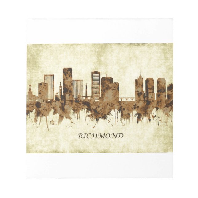 Bloc De Notas Richmond Virginia Cityscape (Frente)