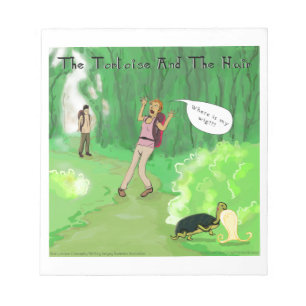 Bloc De Notas Rick London Turtle Y The Wig Hair Funny
