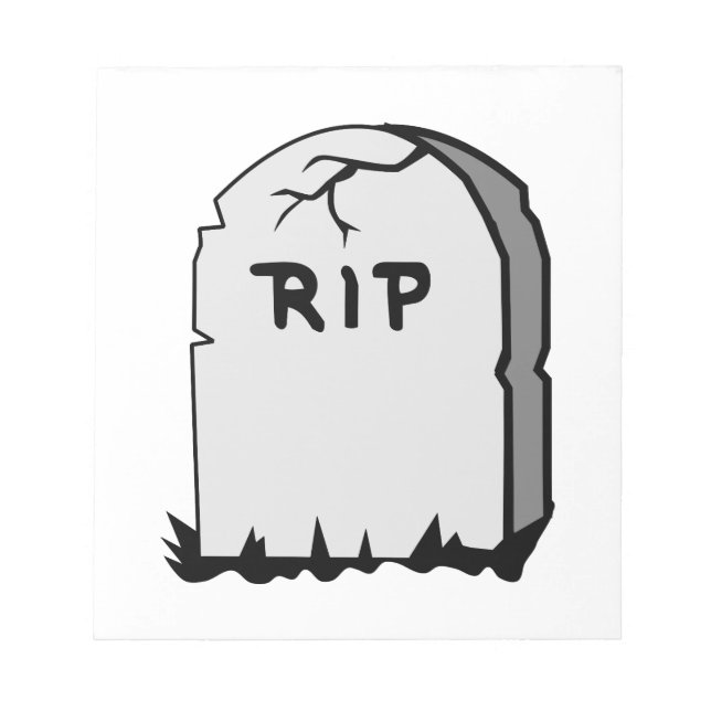 Bloc De Notas Rip Head stone (Frente)