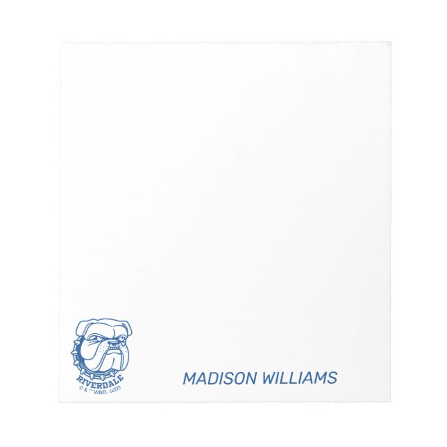 Bloc De Notas Riverdale Bulldog Head (Frente)