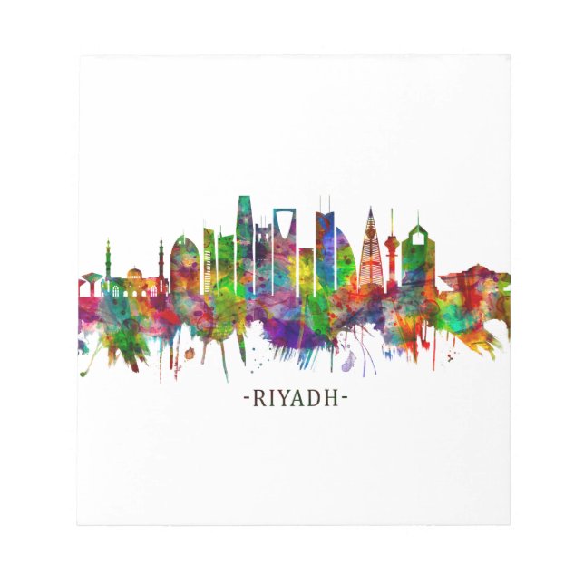 Bloc De Notas Riyadh Saudi Arabia Skyline (Frente)