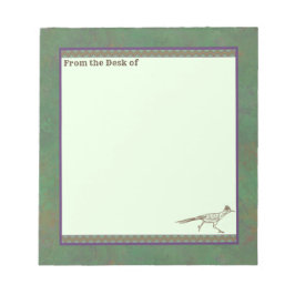Bloc De Notas Roadrunner del Suroeste Sagebrush Green