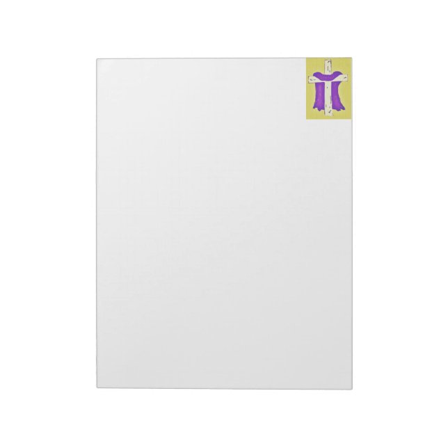 Bloc De Notas Robo púrpura en la cruz (Lado Izquierdo)