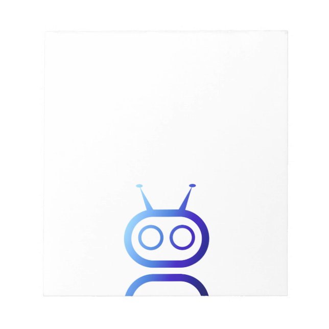 Bloc De Notas Robot (Frente)