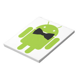 Bloc De Notas Robot Android Verde Aneumático Formal