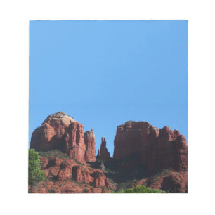 Bloc De Notas Roca catedral en el Monumento a Sedona Arizona