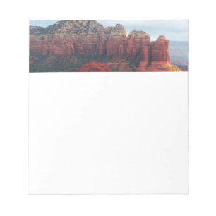 Bloc De Notas Roca de café nublado en Sedona Arizona
