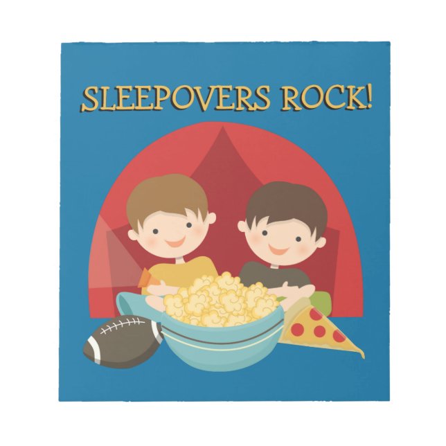 Bloc De Notas Roca de los Sleepovers (Frente)