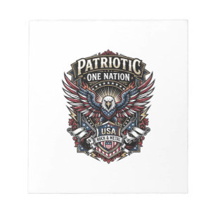 Bloc De Notas Roca Patriótica Águila Cresta Música Roca Metal Pa
