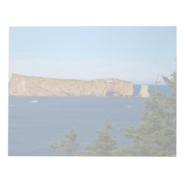 Bloc De Notas Roca Percé en el Golfo de San Lorenzo (Frente)