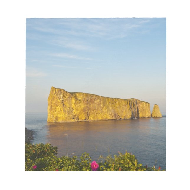 Bloc De Notas Rocher Perce (Perce Rock), Quebec, Canadá. (Frente)