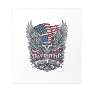 Bloc De Notas Rociero de bandana patriótica Old Glory Música Roc