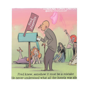 Bloc De Notas Rock And Roll Fred Funny