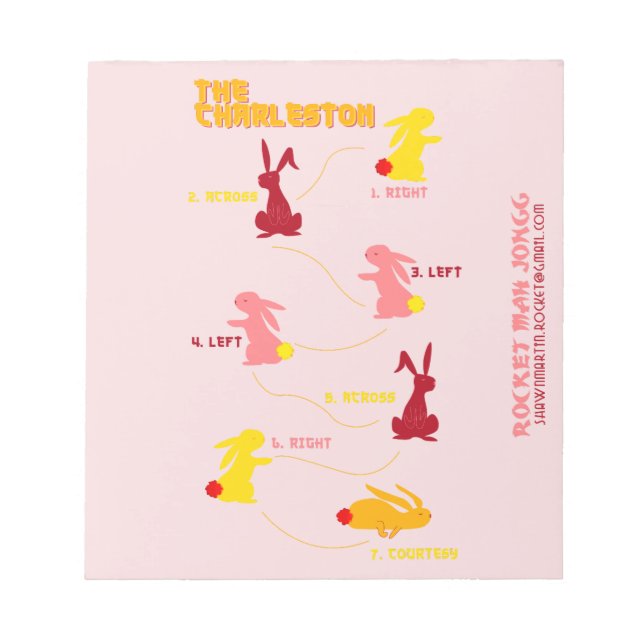 Bloc de notas Rocket Mah Jong Charleston (Frente)