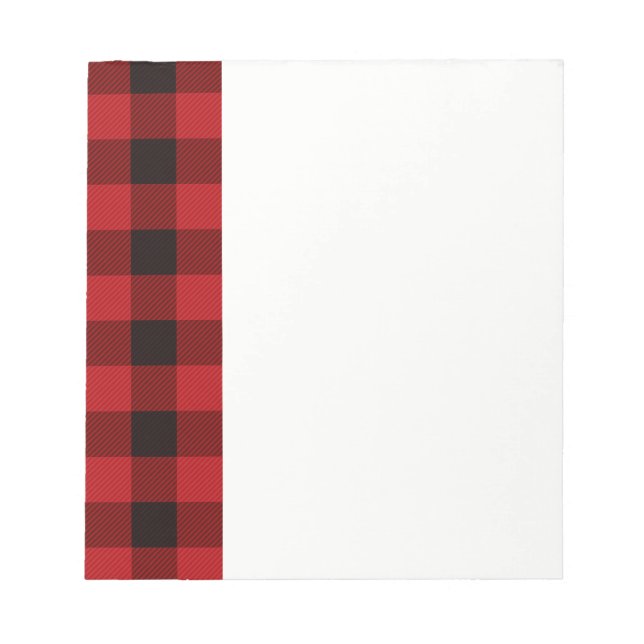 Bloc De Notas rojizo y negro de campo (Frente)