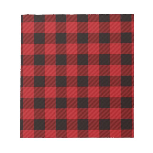 Bloc De Notas Rojo y negro del país (Frente)