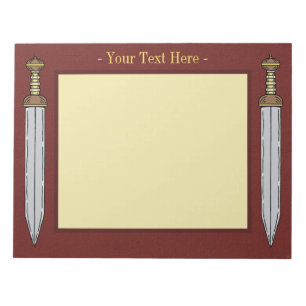 Bloc De Notas Roman Gladius
