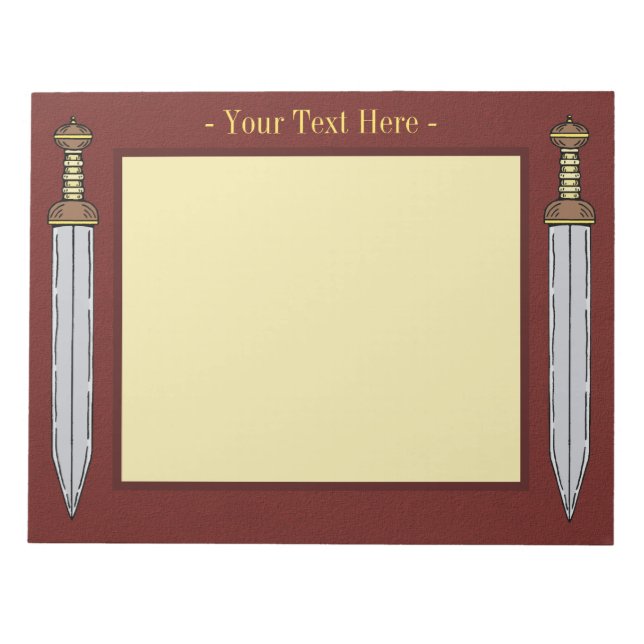 Bloc De Notas Roman Gladius (Frente)