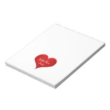 Romántico Corazón de San Valentín Rojo con amor