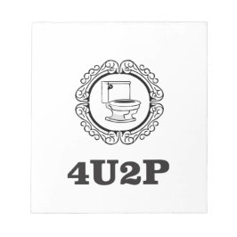 Bloc De Notas ronda para que orinen